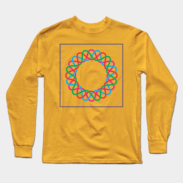 TShirt on beautiful lining design Long Sleeve T-Shirt by Wear & Cheer